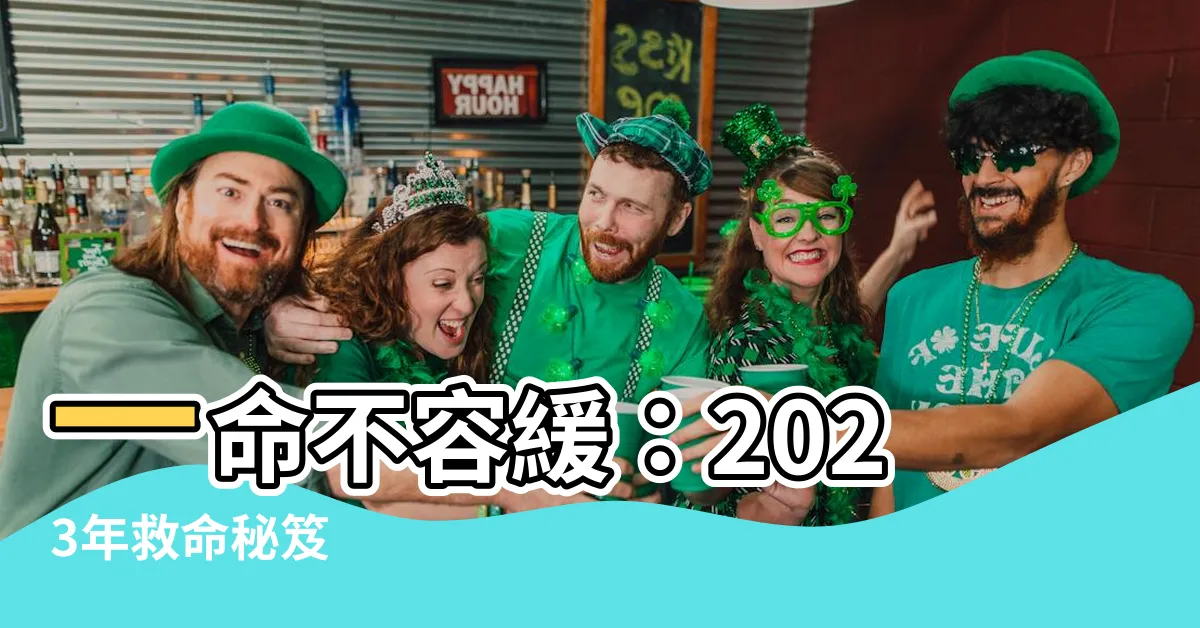 【一命】一命不容緩：2023年救命秘笈