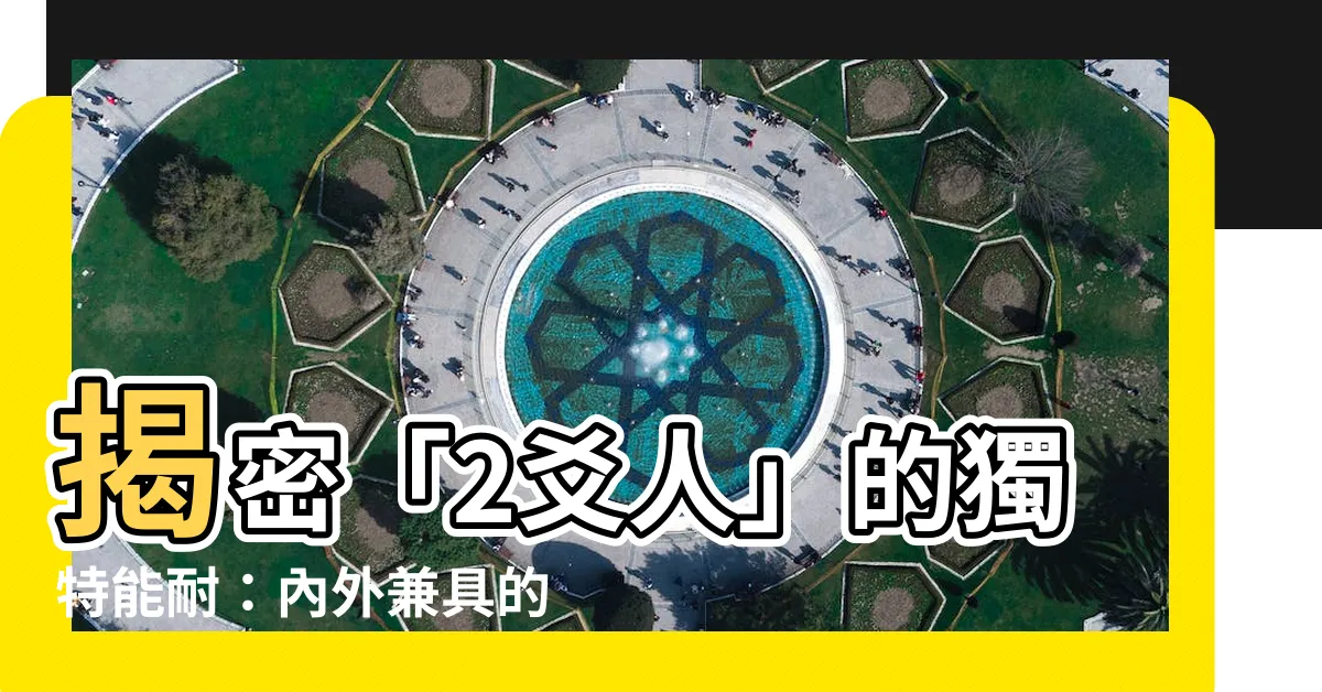 【2爻人】揭密「2爻人」的獨特能耐：內外兼具的強大能量！