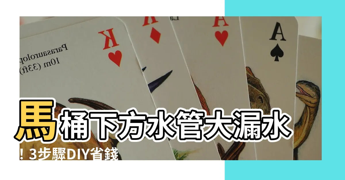 【馬桶下面水管漏水】馬桶下方水管大漏水！3步驟DIY省錢解決法