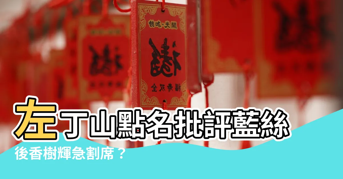 【左丁山】左丁山點名批評藍絲後香樹輝急割席？