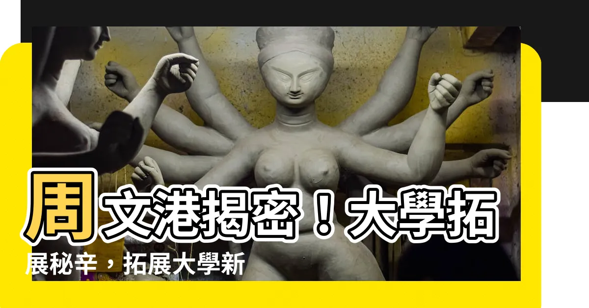 【周文港】周文港揭密！大學拓展秘辛，拓展大學新境界