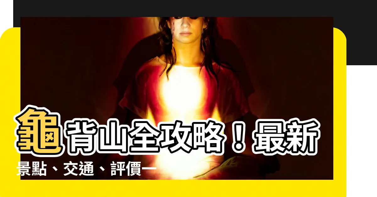 【龜背山】龜背山全攻略！最新景點、交通、評價一次看！