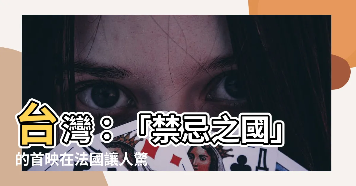 【台灣 禁忌之國】台灣：「禁忌之國」的首映在法國讓人驚嘆