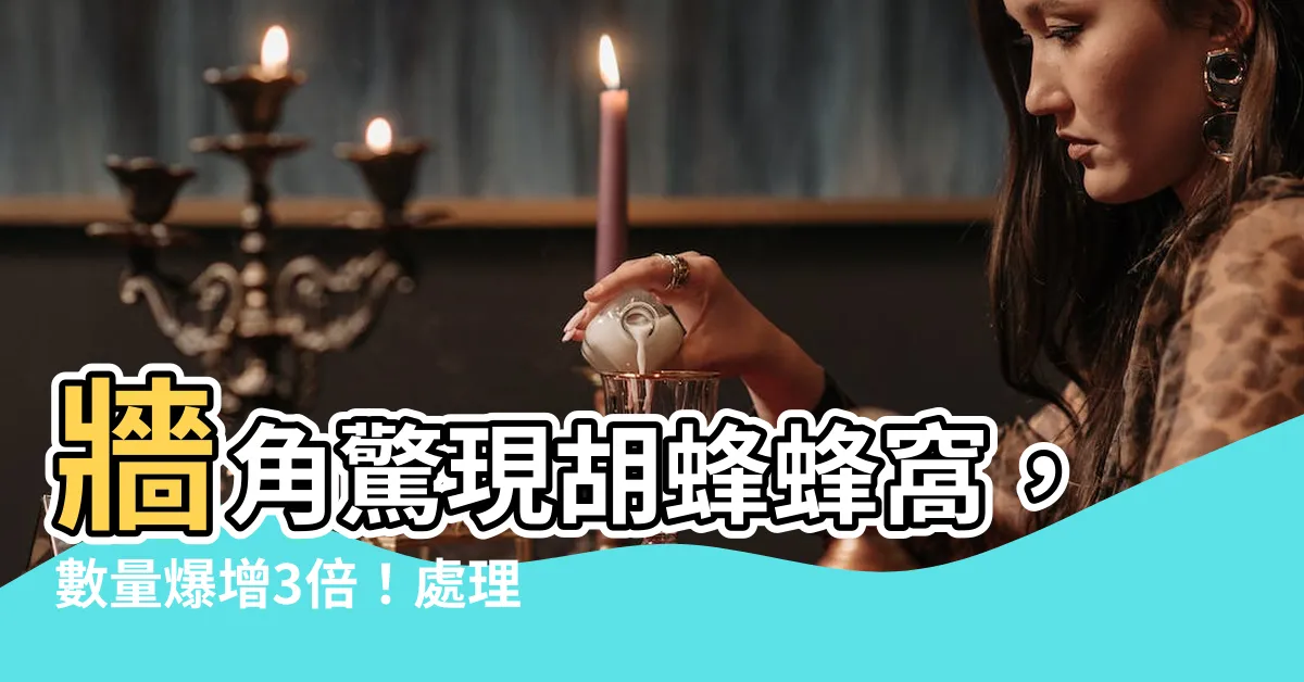 【胡蜂蜂窩】牆角驚現胡蜂蜂窩，數量爆增3倍！處理方式與注意事項一次看