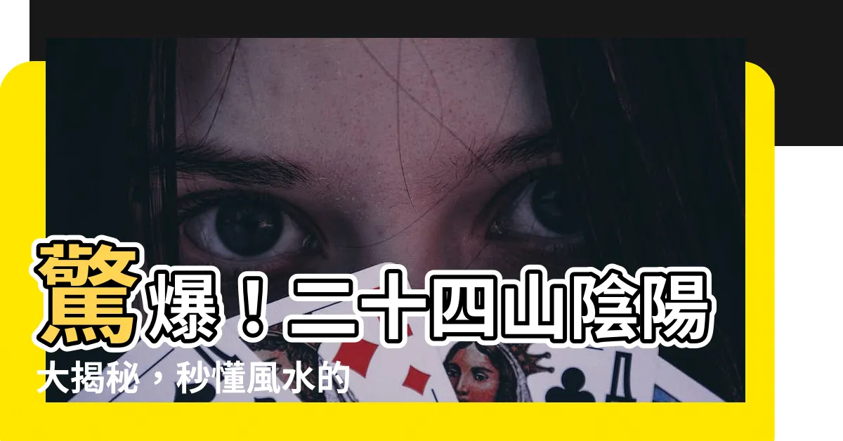 【二十四山陰陽】驚爆！二十四山陰陽大揭秘，秒懂風水的秘密