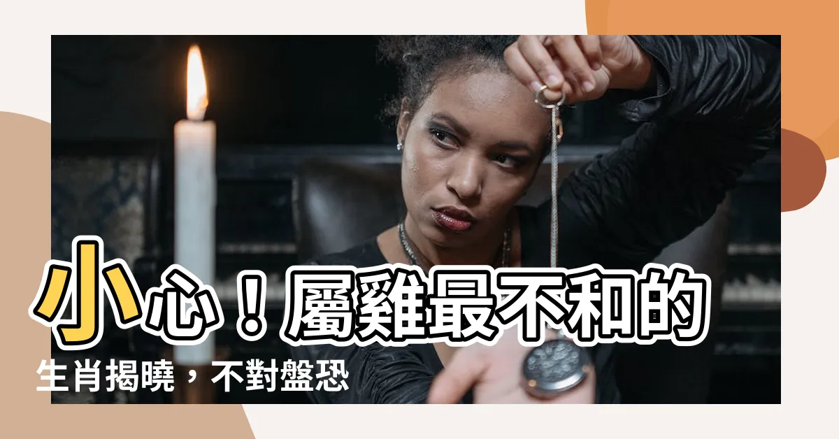 【屬雞跟什麼生肖不合】小心！屬雞最不和的生肖揭曉，不對盤恐招來厄運！