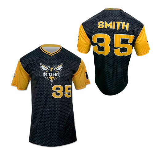 SFBJ170 - SOFTBALL 2-BUTTON JERSEY WOMENS/YOUTH PINHOLE MESH