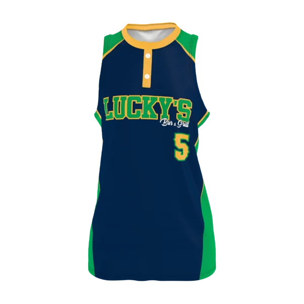 SFBJ05 - WOMEN'S SOFTBALL 2-BUTTON SLEEVELESS