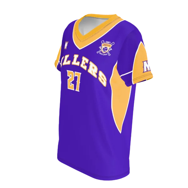 SFBJ201 - WOMEN'S SOFTBALL V-NECK SS