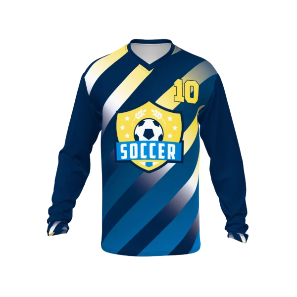 SCJ216 - MEN'S SOCCER V-NECK LS