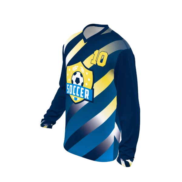 SCJ216 - MEN'S SOCCER V-NECK LS