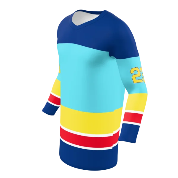 HCKJ02 - MEN'S HOCKEY FAN JERSEY V-NECK