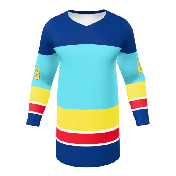 HCKJ02 - MEN'S HOCKEY FAN JERSEY V-NECK