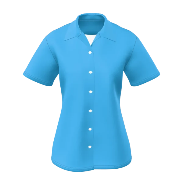 TA003 - PREMIUM WOMENS FULL BUTTON SHIRT SS