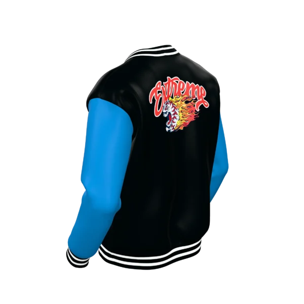 PR351 APU - ZIP UP ALL LEATHER BOMBER JACKET MEN´S