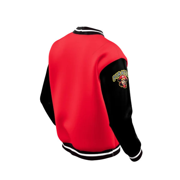 PR118 SPU - PU LEATHER SLEEVE BOMBER JACKET MEN´S