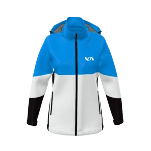 PR460 - WOMEN'S/GIRLS ZIP UP WINDBREAKER JACKET LINED WATER RESISTANT POLYESTER