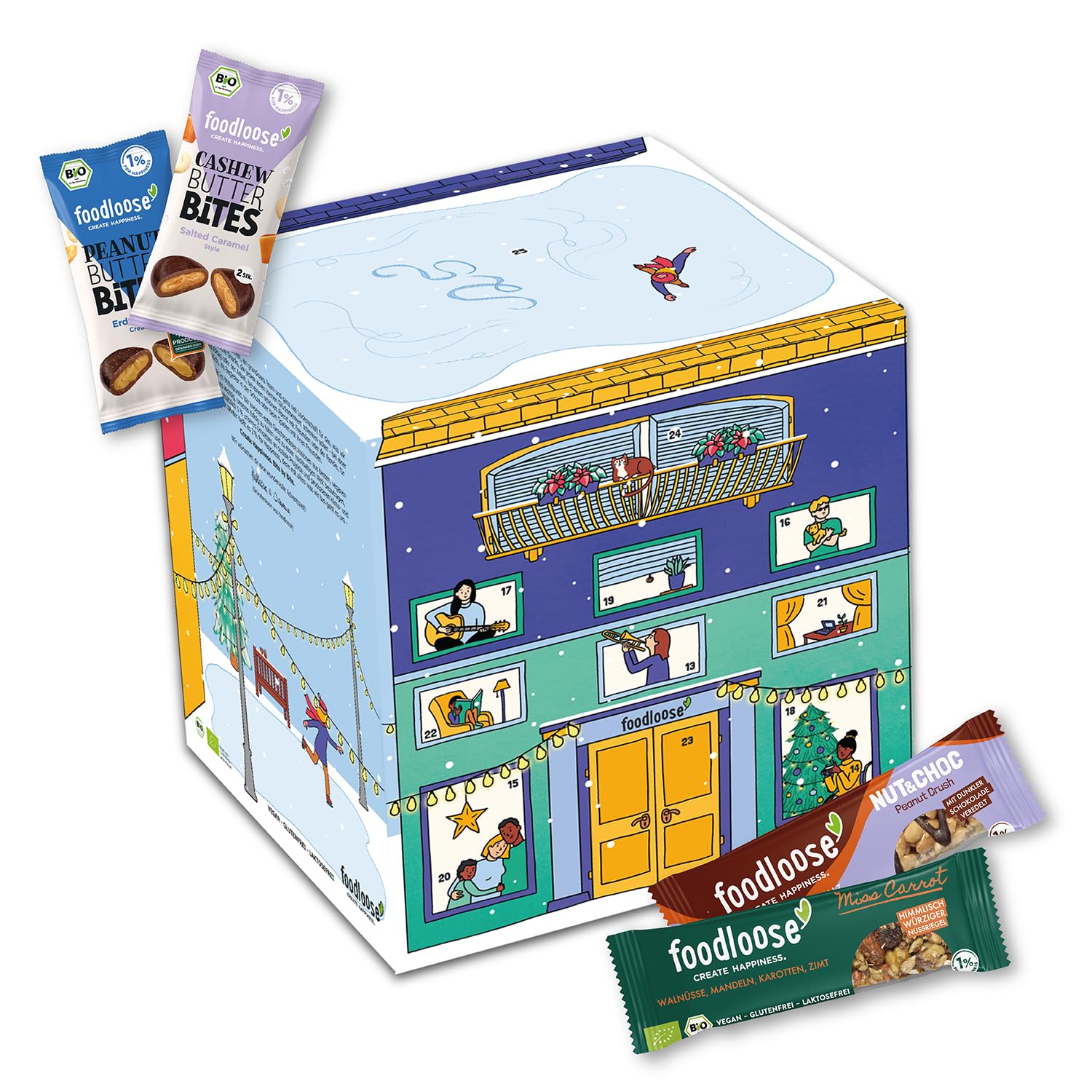 foodloose Bio-Snack Adventskalender vegan 2023