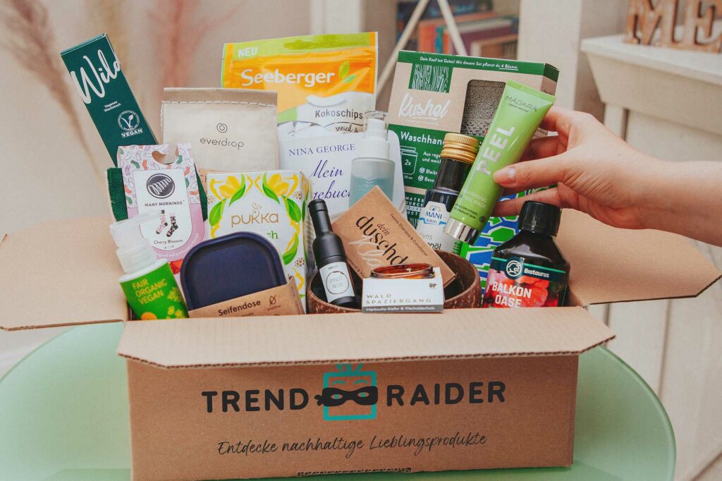 Trendraider vegane Geschenkbox vegane Box Veganbox