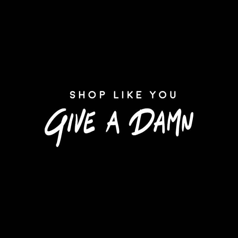 Shop Like You Give a Damn faire und vegane Mode Logo