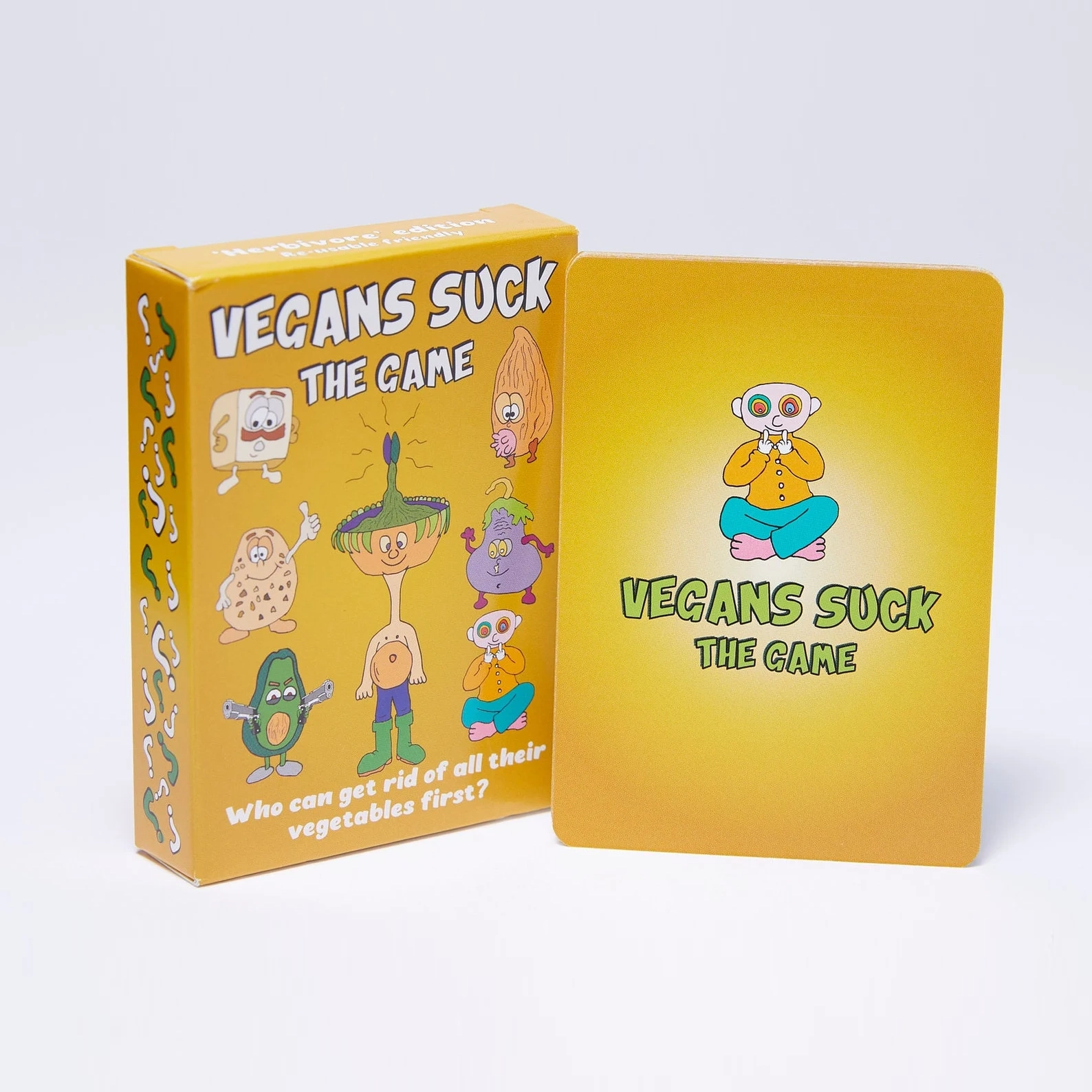 "Vegans Suck" Spiel witziges veganes Geschenk