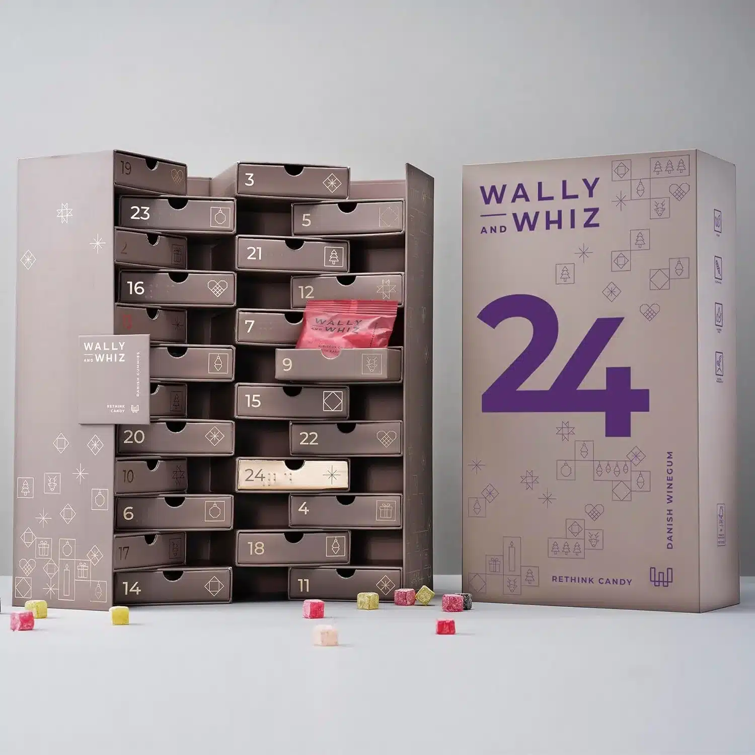 Wally and Whiz - Adventskalender 2023 Dänische Gourmet Fruchtgummis