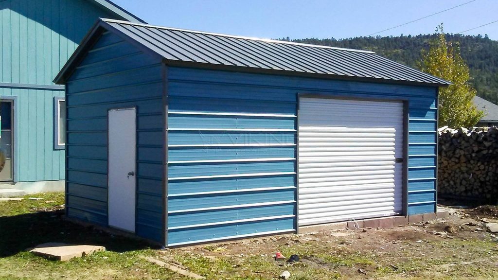 12x21x8 Enclosed Metal Storage