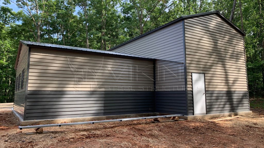 18X40X16 RV Cover With Enclosed Garage