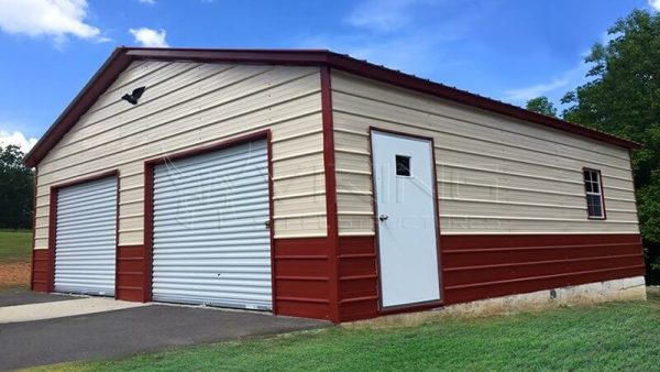 20X26X10 ENCLOSED METAL GARAGE