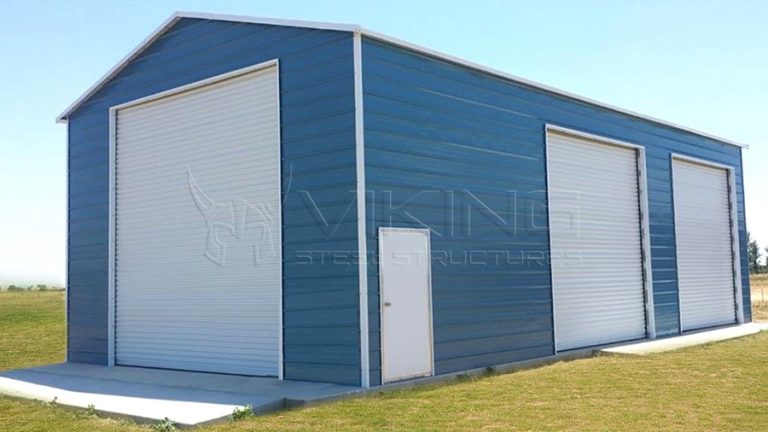 20x36x14 Enclosed Metal RV Garage