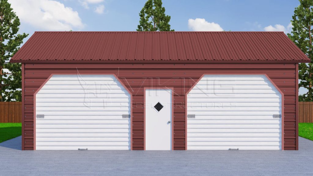 22x31 Double Garage with Lean-to