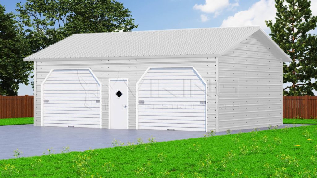 22x31 Double Garage with Lean-to