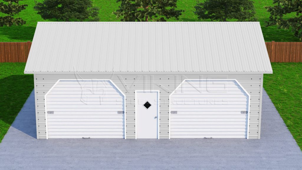 22x31 Double Garage with Lean-to