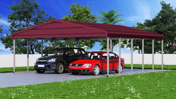 24x26 Wide Steel Carport