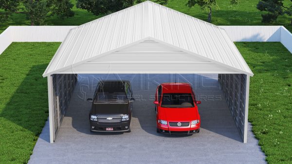 24x31 Double Wide Metal Carport