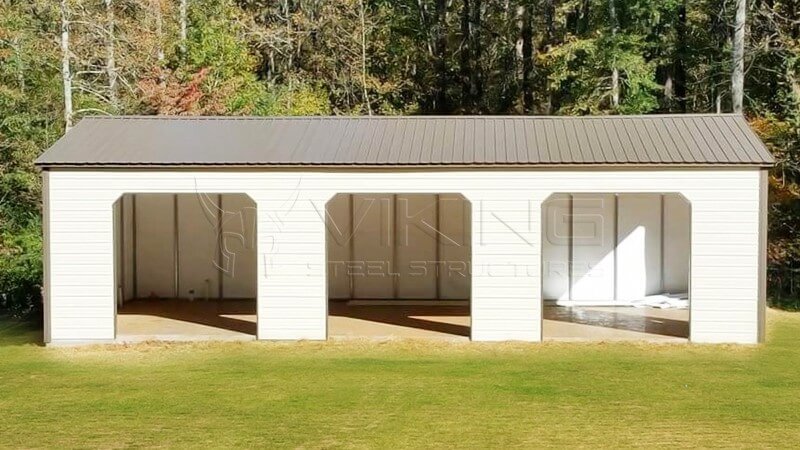 24x35x12 Steel Garage Building