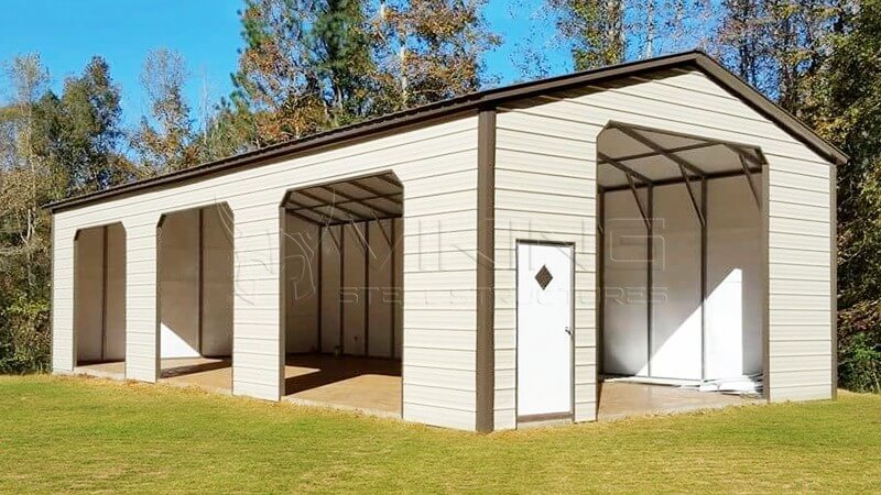 24x35x12 Steel Garage Building