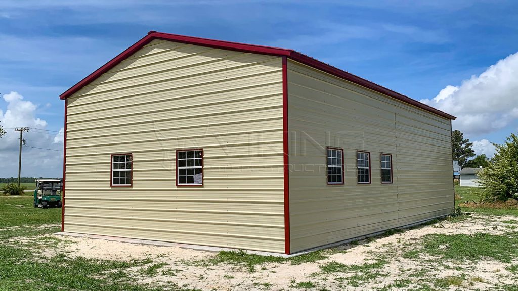 24x40x12 Side Entry Metal Garage