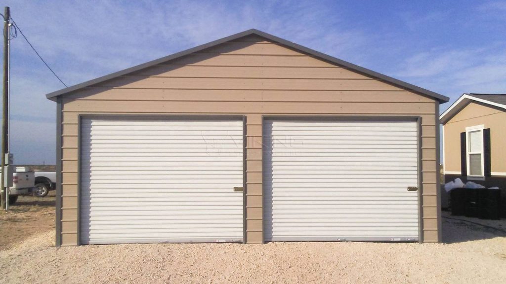 24x41x9 Enclosed Metal Garage