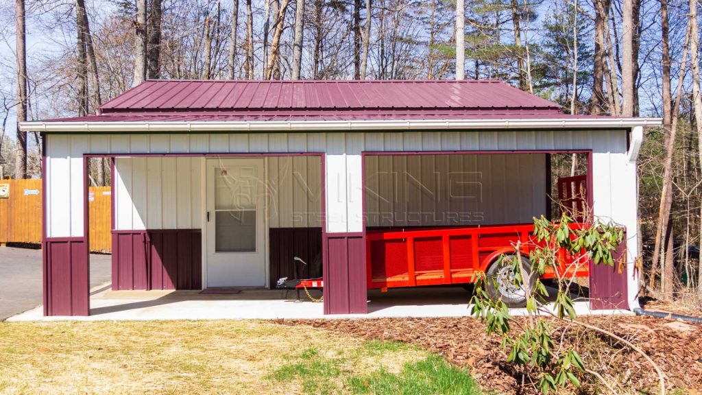 26x30x11 Lean-to Metal Building