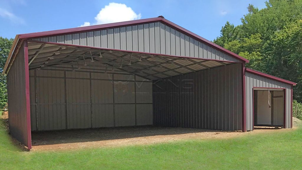 24x26x10 Vertical Roof Metal Carport