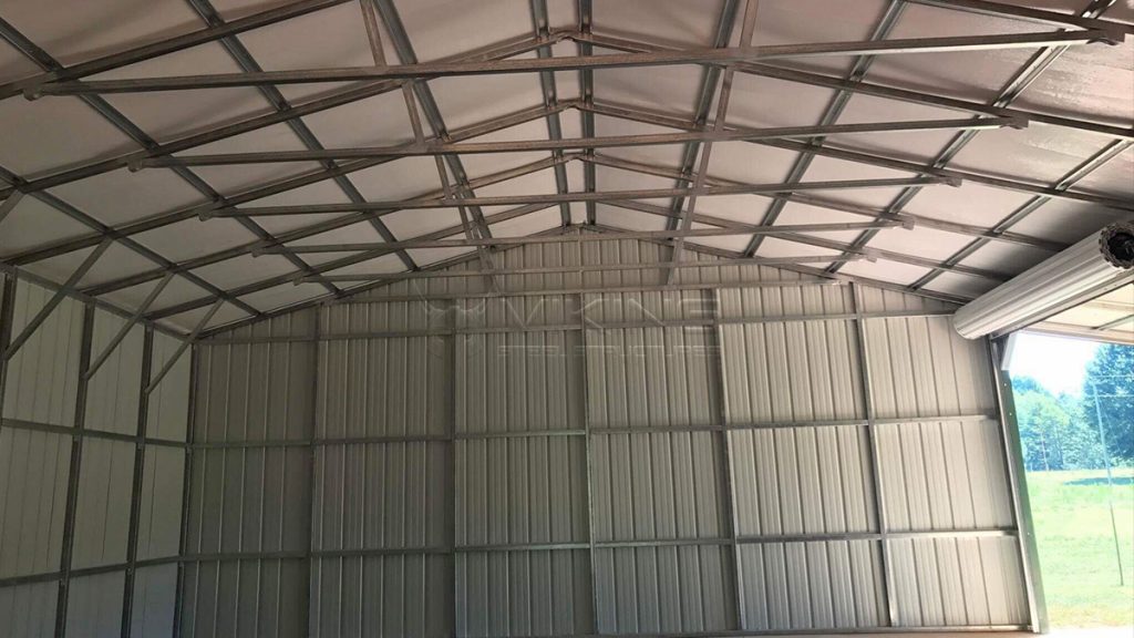 30x31x10 Vertical style roof garage