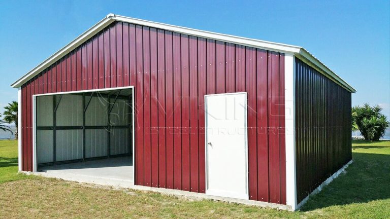 30x30x8 Fully Enclosed Vertical Garage