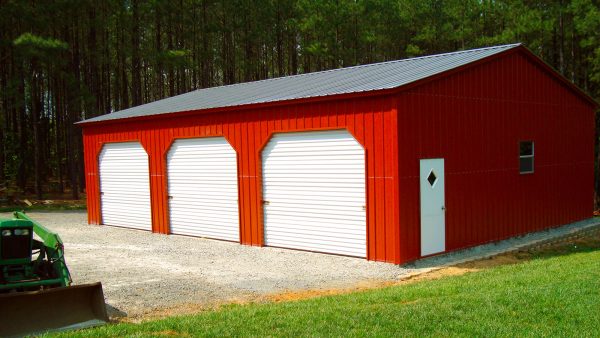 Mighty Vertical Roof Metal Building 24x25