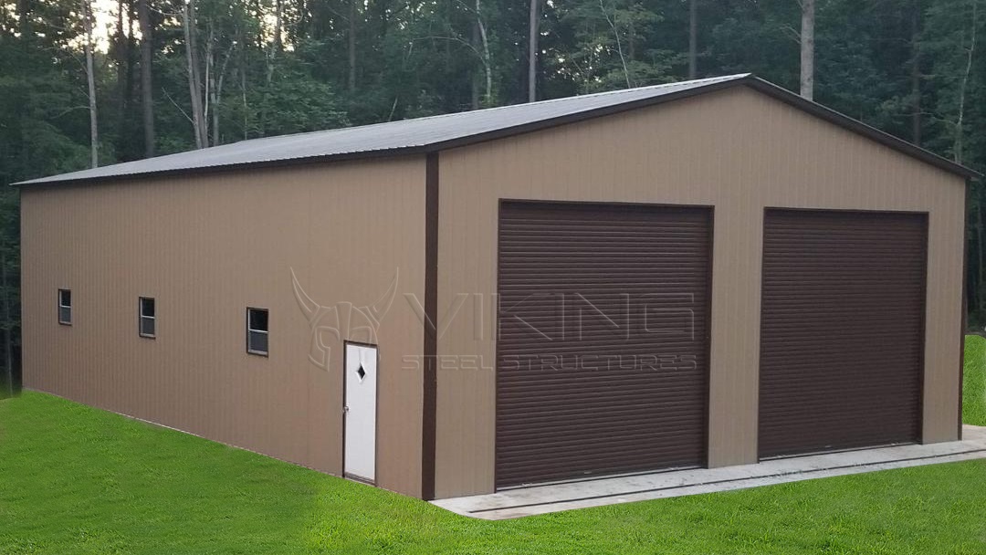 30x40x14-enclosed-garage-workshop-side
