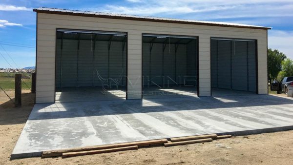 30x41x12 Side Entry Metal Garage