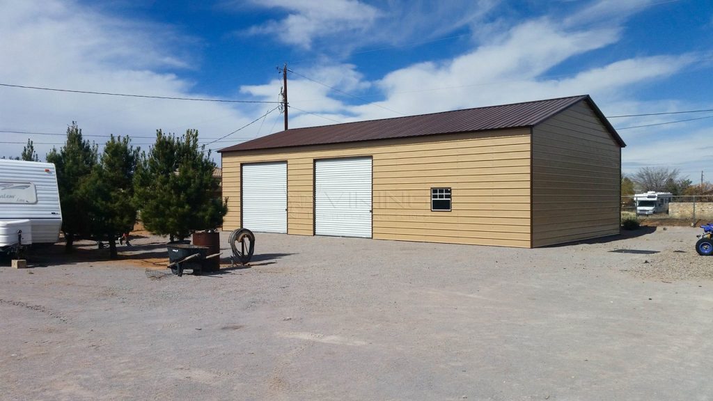 30x51x12 Metal Garage - American Metal Buildings