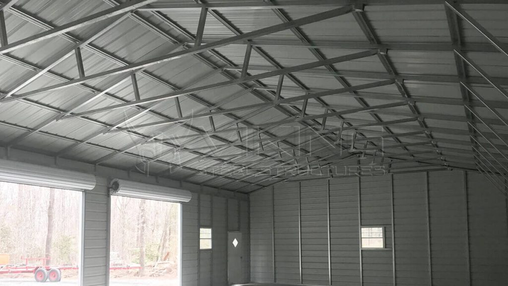 30x60x12 Three Car Metal Garage