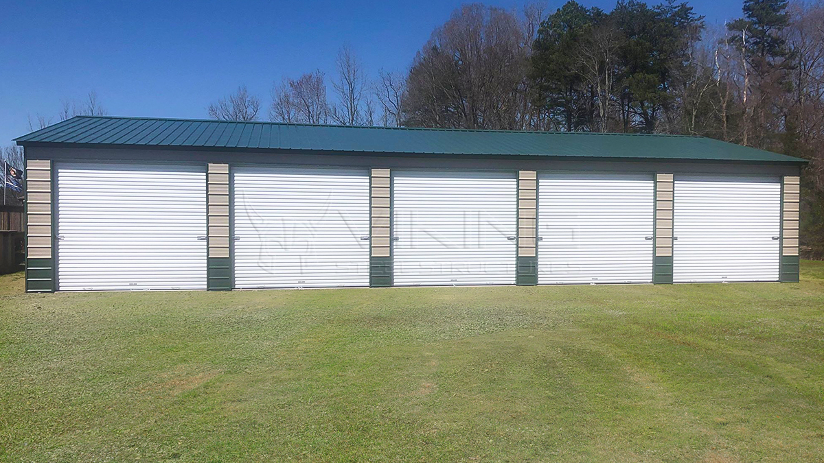 28x41 Side Entry Metal Garage