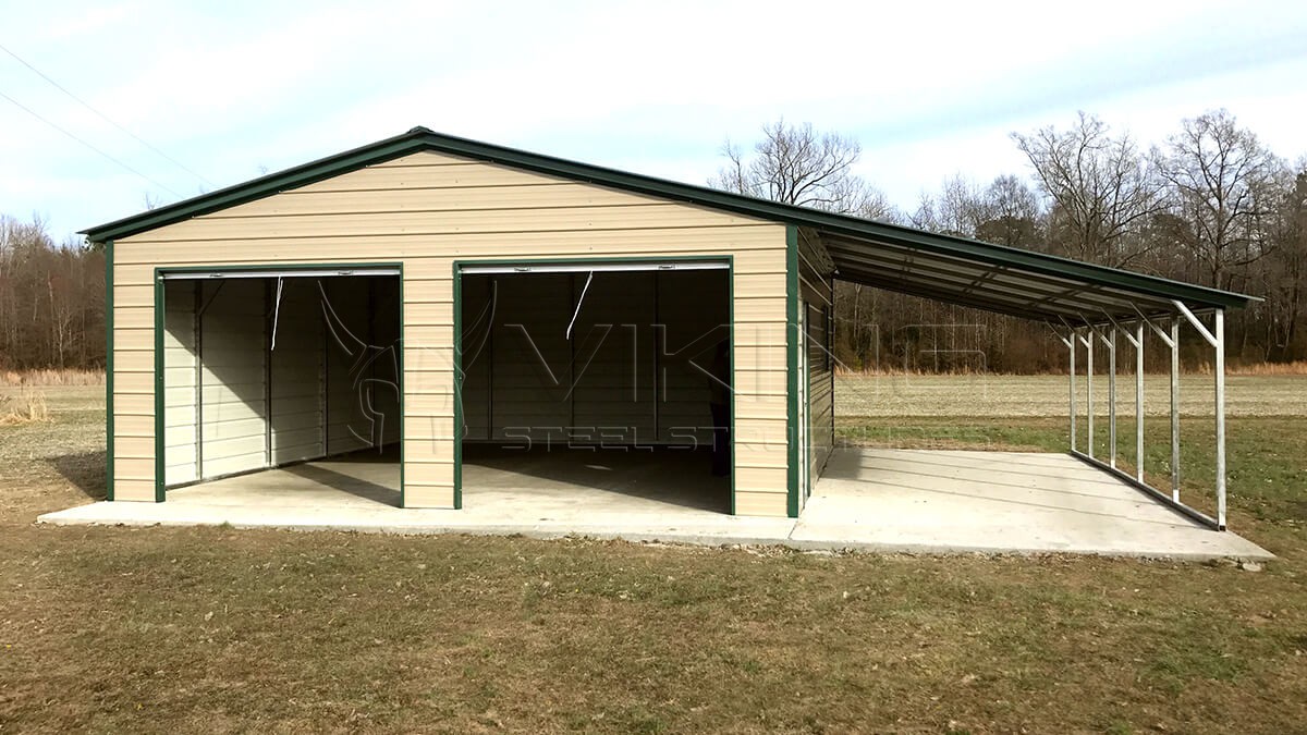 36x25x96-lean-to-metal-garage